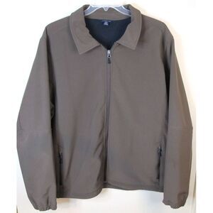 Lands' End Men's Waterproof Jacket V3225/F2656 Brown Size XXL (50-52) Very Nice!